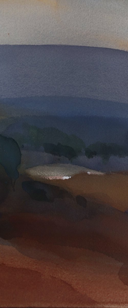 Lake sliver by evening light 2 by Prashant Prabhu