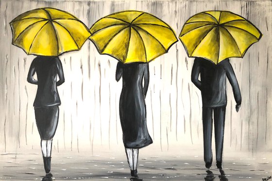 Yellow Umbrellas