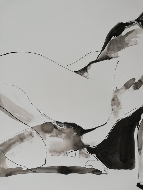 Nude, Gestural Drawing