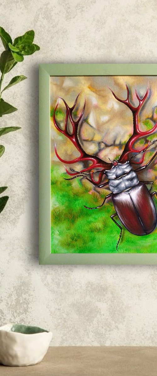 Deer or Beetle by Anna Shabalova