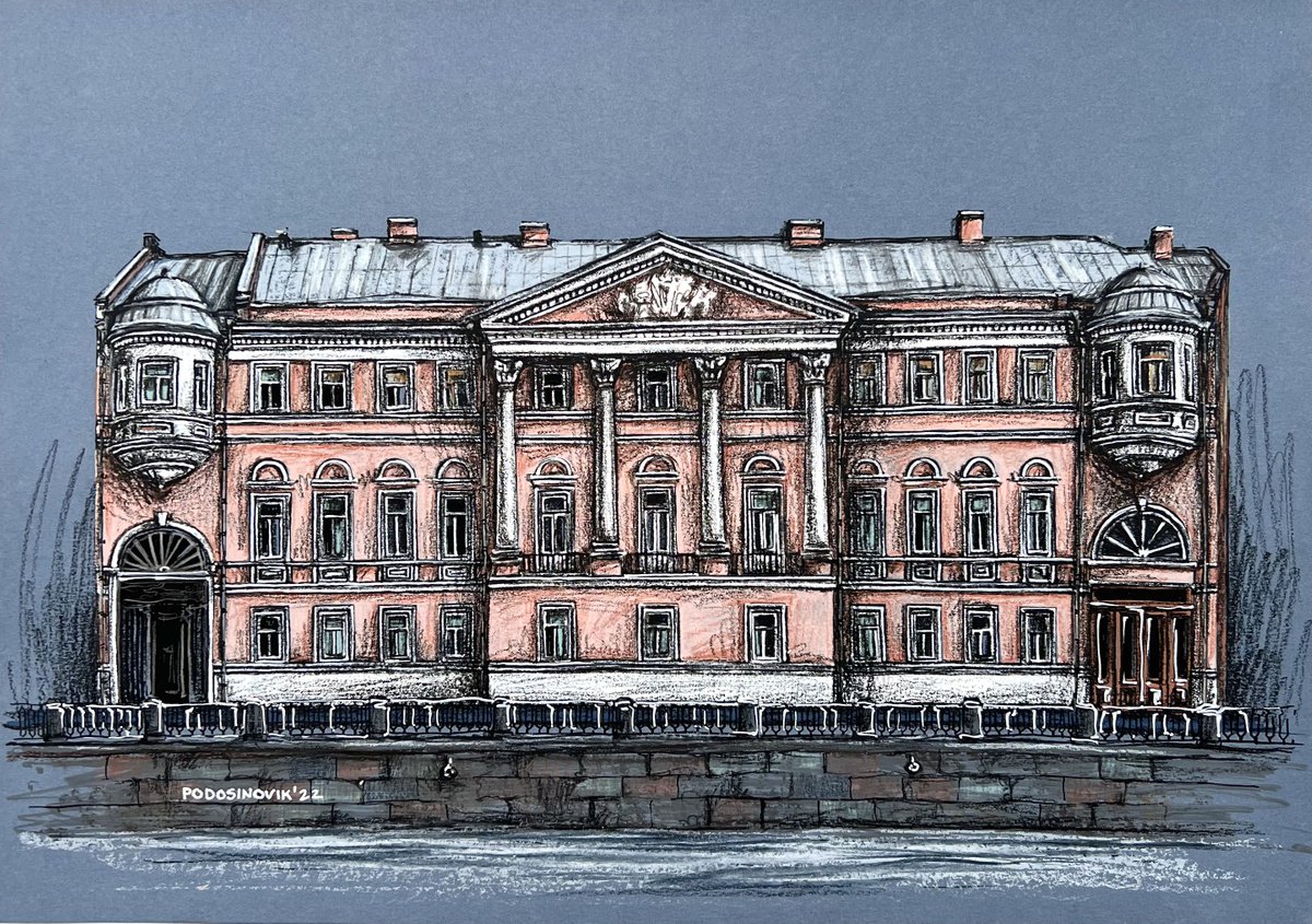 Front view of a building in Saint Petersburg #4 by Sasha Podosinovik