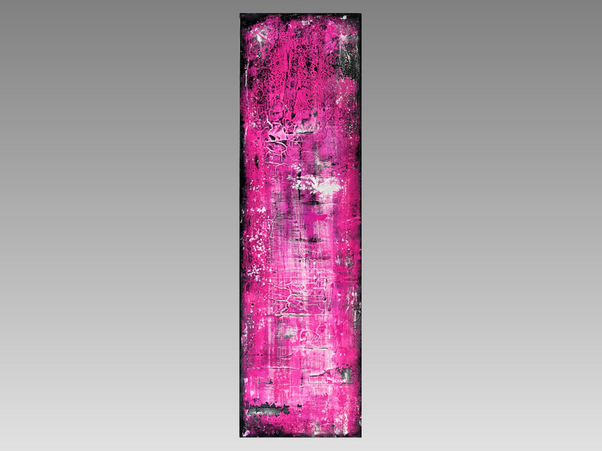 Magenta - Abstract Art - Acrylic Painting - Canvas Art - Ready to Hang - Abstract Paintin... by Edelgard Schroer
