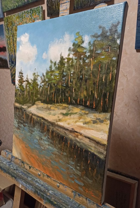 A summer day by the river