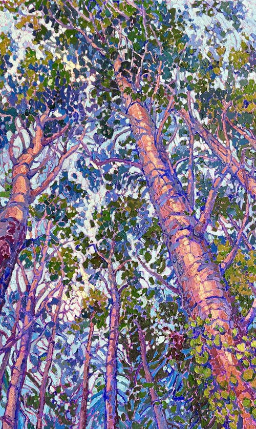 Pine Ascent by Natalia Bessmertnova