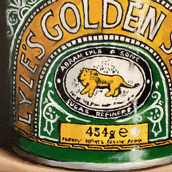 Golden syrup. still life