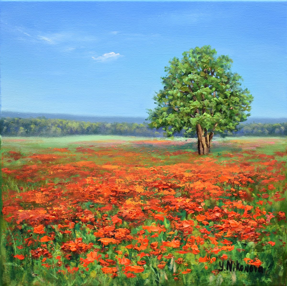 Poppy Field by Yulia Nikonova
