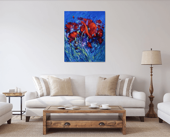 Symphony of Red and Blue