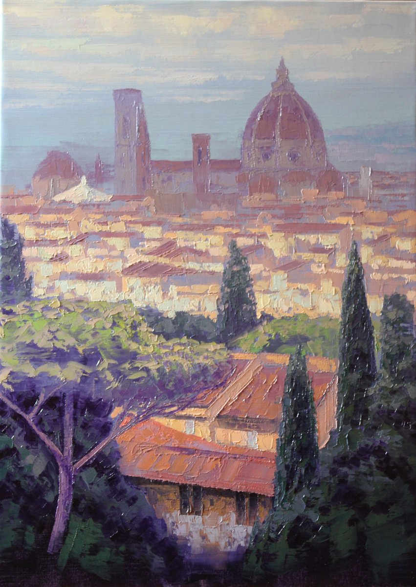 Florence, Plein Air by REVAZ TCHEISHVILI