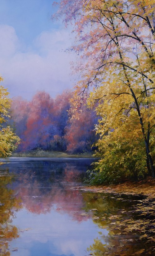 "Autumn landscape" by Gennady Vylusk