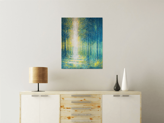 Light Through A Summer Forest