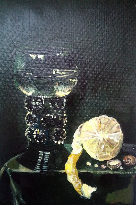 Still life with a lemon