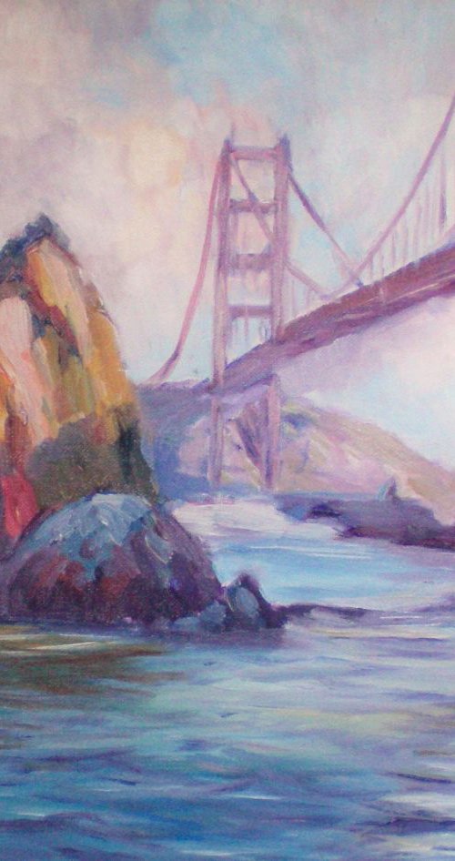 Golden gate by Elena Sokolova