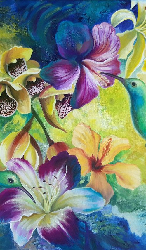 Tropical splash by Anna Steshenko