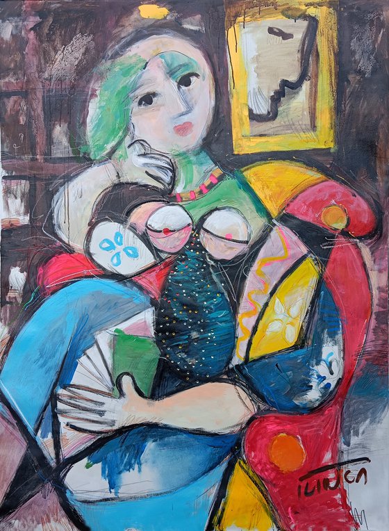 The Girl WGB (insp by Picasso)