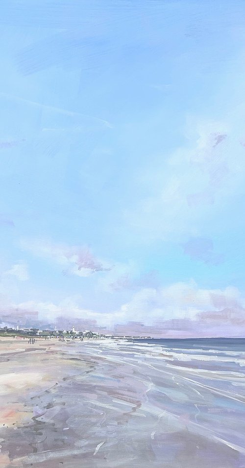 Southwold Beach April by Tom Cringle