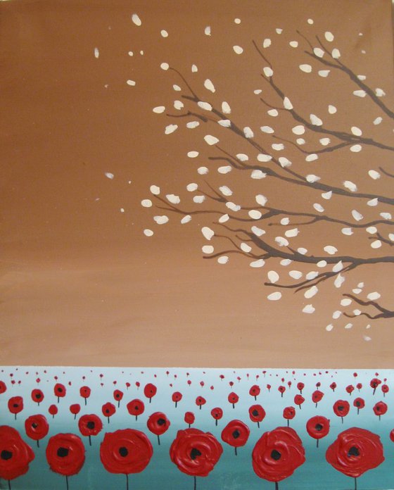 Blossom Hill floral flower artwork painting