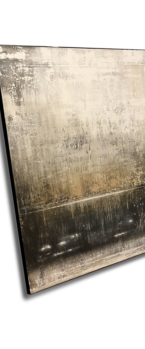 Different roads. Large abstract painting. by CM