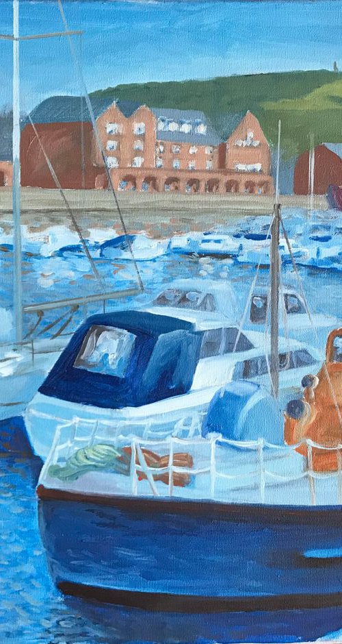 Lifeboat in Marina by Wayne Peachey
