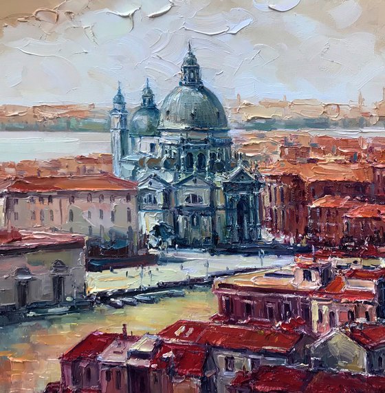 "Venice" original oil painting 70x50