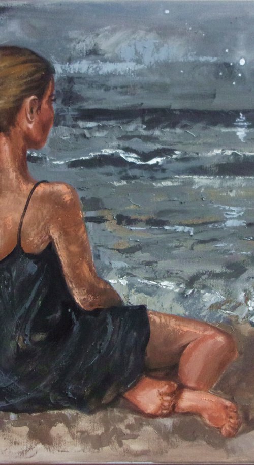" BY THE SEA " by Monika Luniak