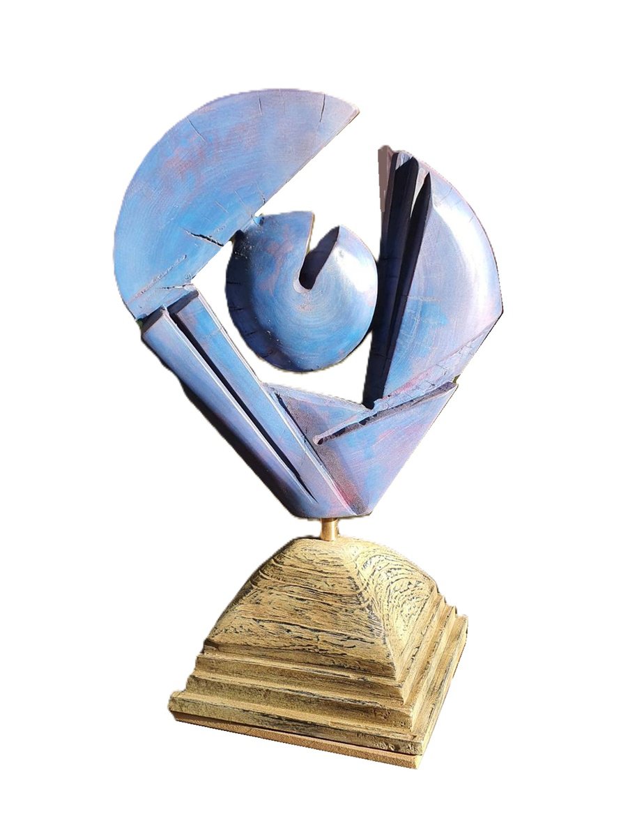 Urban And Pop Wood Sculpture , Radiance By George Troyanov, 14 X 22, Artwork For Sale On Artfinder