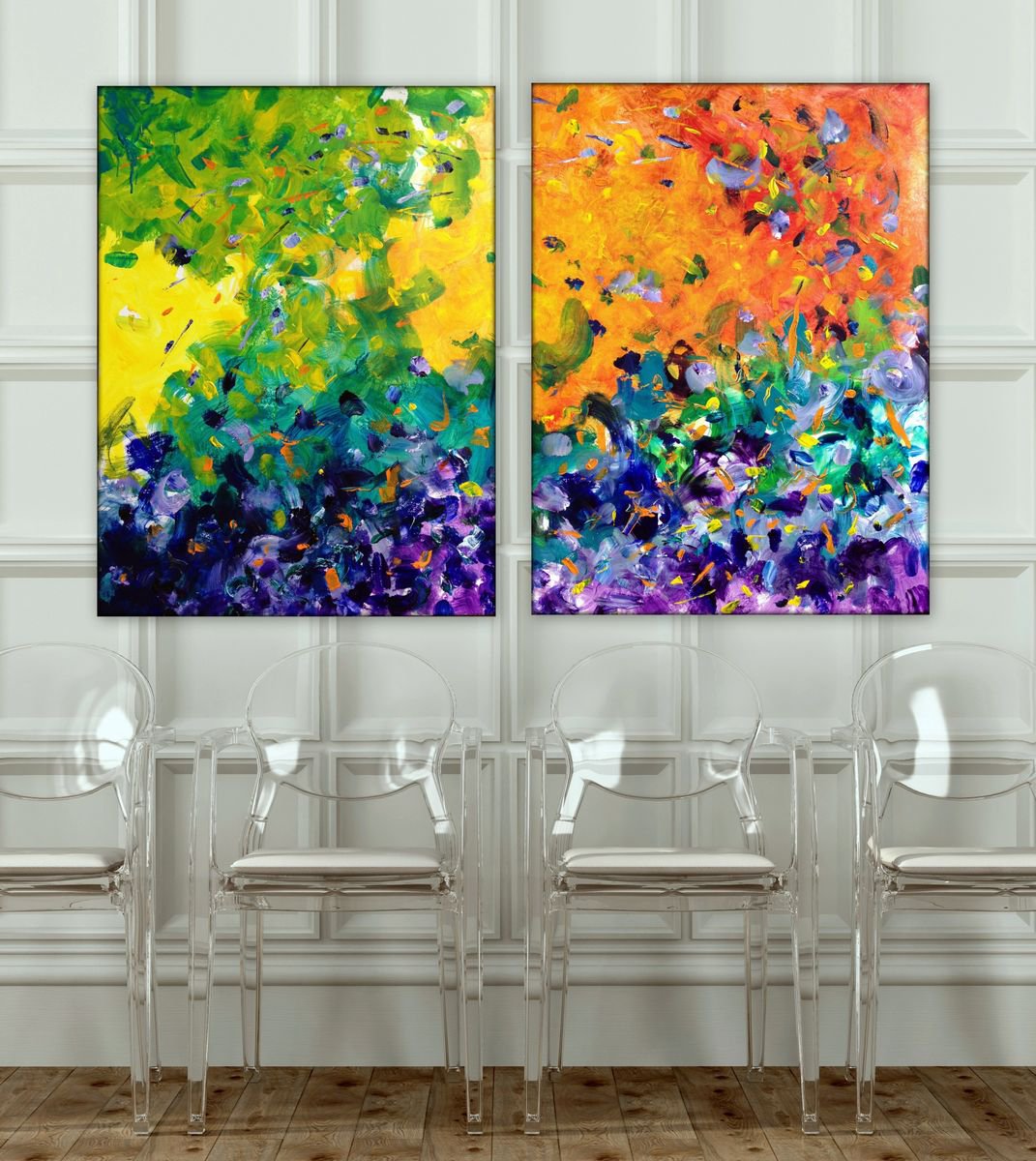 FREE SHIP US | Not Miscable | Diptych by Heather W. Ernst