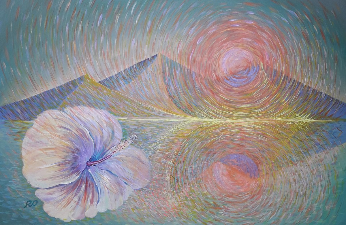  Morning Flower By Olga Rokhmanyuk | Roartus, 36 X 24, Artwork For Sale On Artfinder