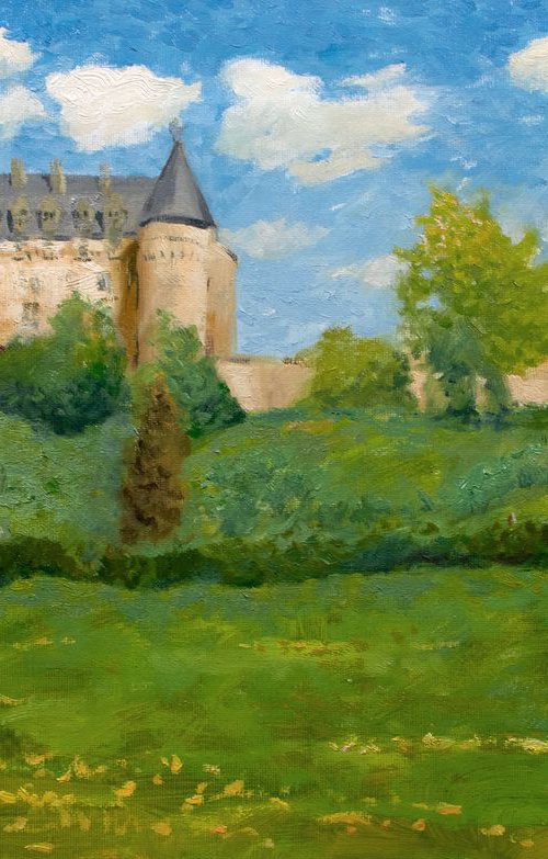 French impressionism, Rochechouart castle by Gav Banns