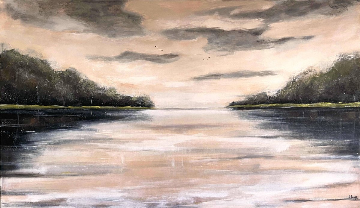  Current Of Life By Olesya Bay, 47 X 28, Artwork For Sale On Artfinder