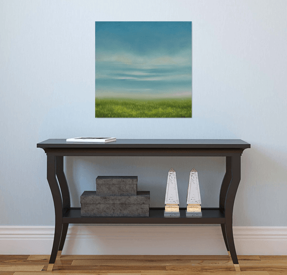 Summer Grass - Blue Sky Landscape