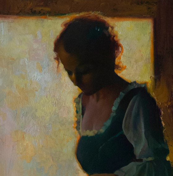 Girl in Golden Light