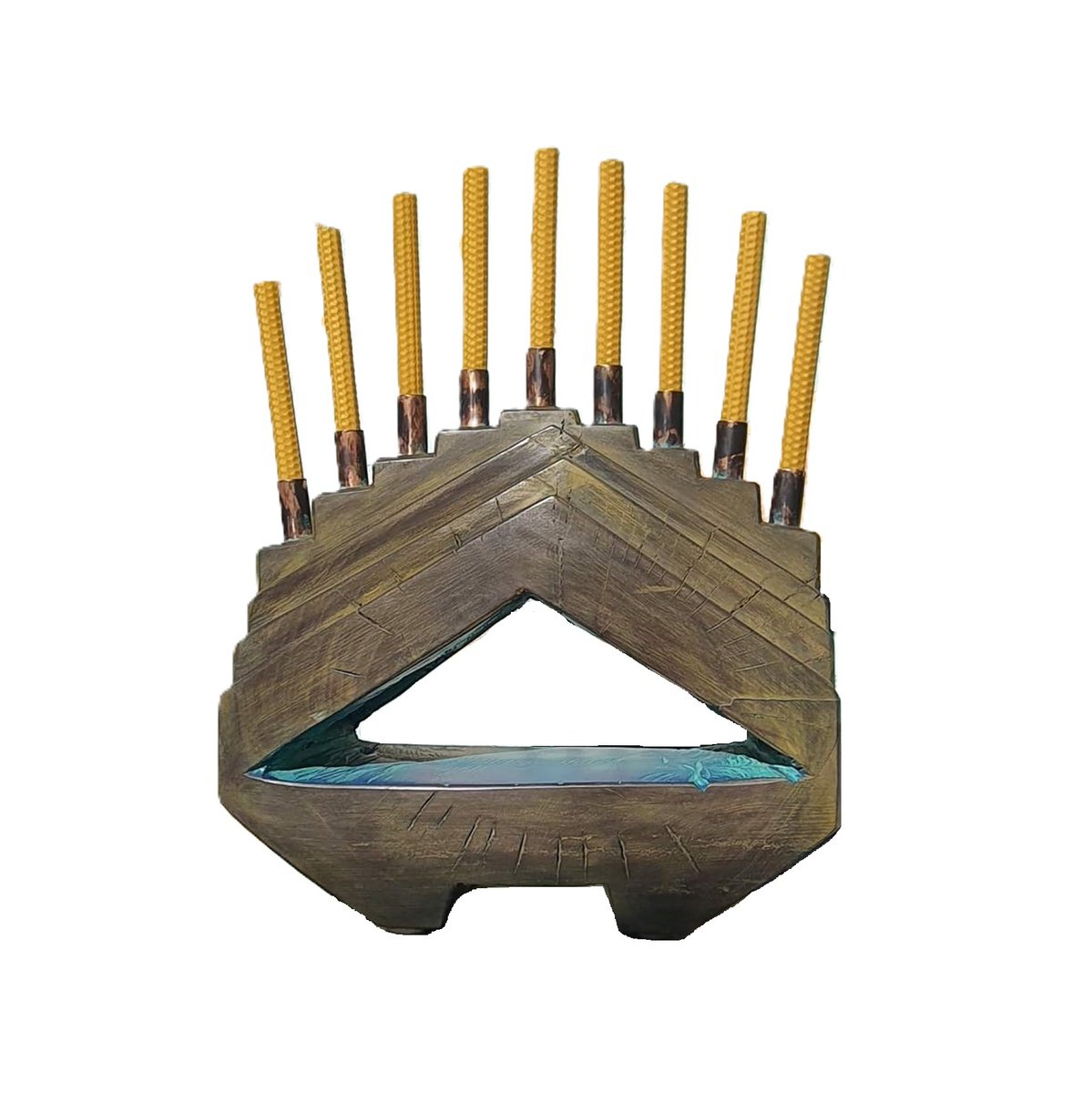 Still Life Sculpture By George Troyanov, 16 X 15, Hanukkah, Original Artwork