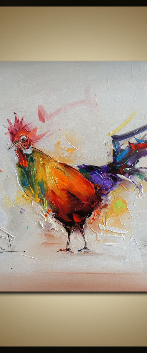 The  happy rooster by Stanislav Lazarov