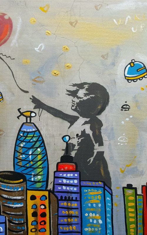 Street Wall City of London by Maria Luisa  Azzini