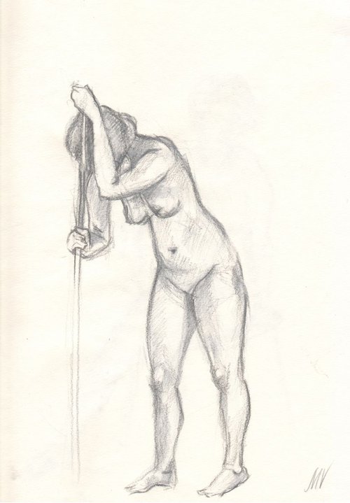 Sketch of Human body. Woman.25 by Mag Verkhovets