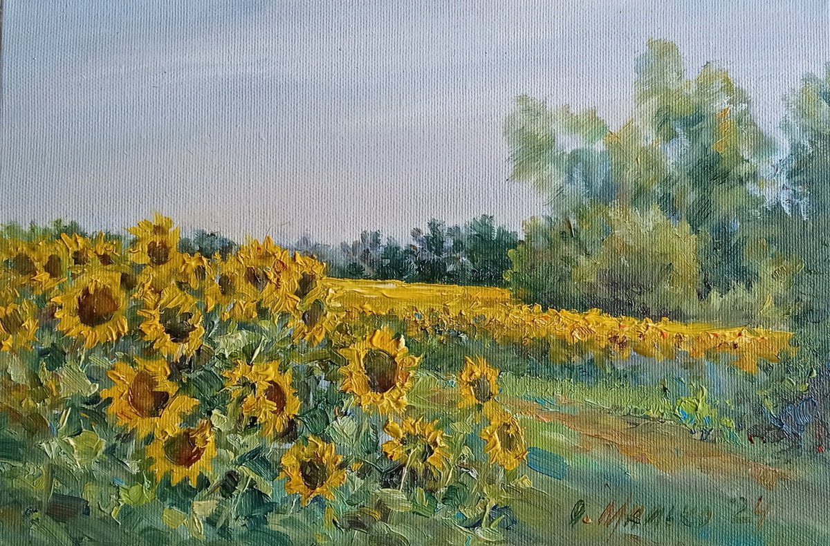 Sunflower Wind by Olha Malko