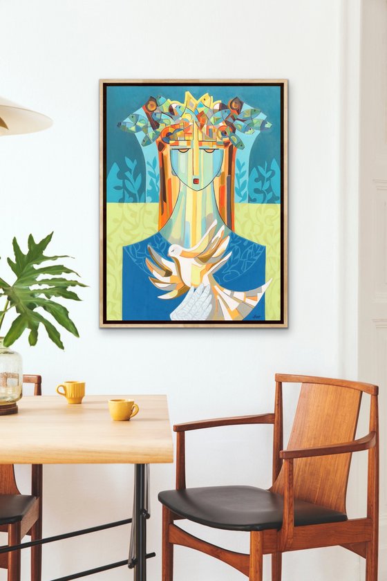 Nature: A Vivid Fusion of Figure and Flora