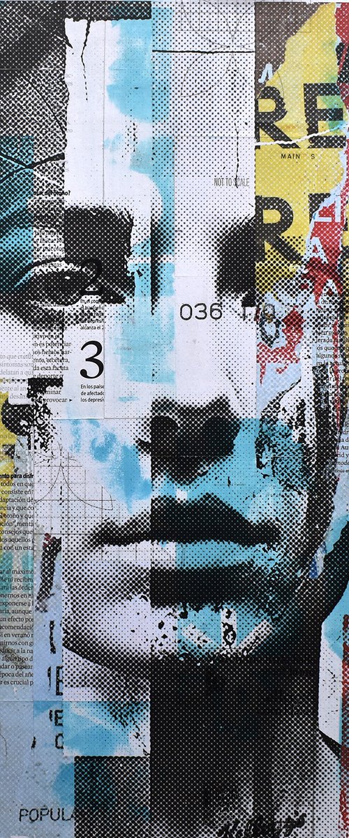 306_Torn portrait by Manel Villalonga