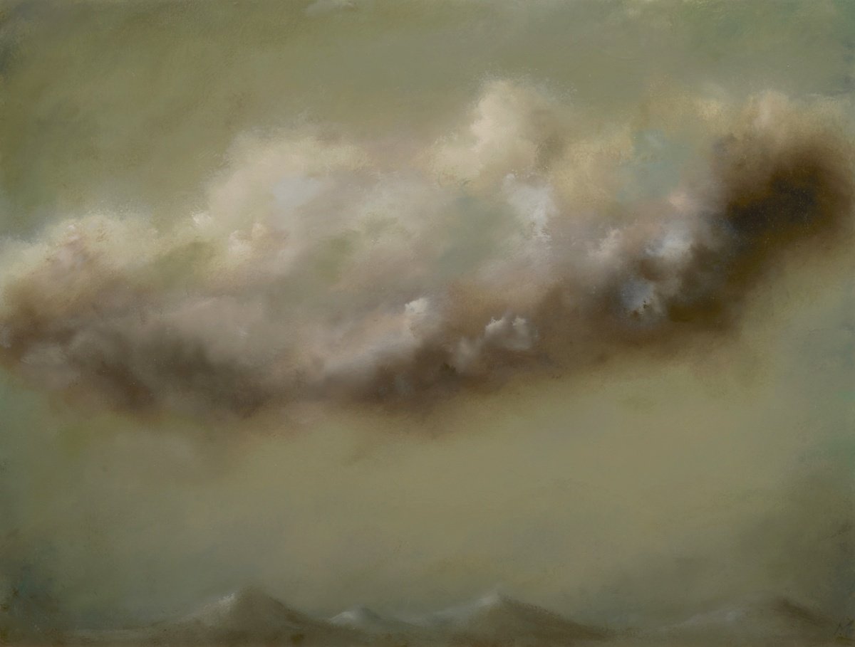 Our Clouds Over The Pyrenees By Rolf Marriott, 24 X 18, Artwork For Sale On Artfinder