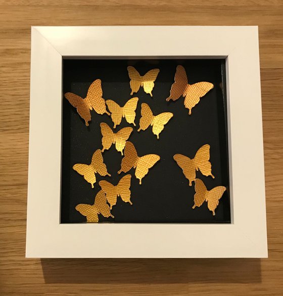 Butterflies - golden flutter