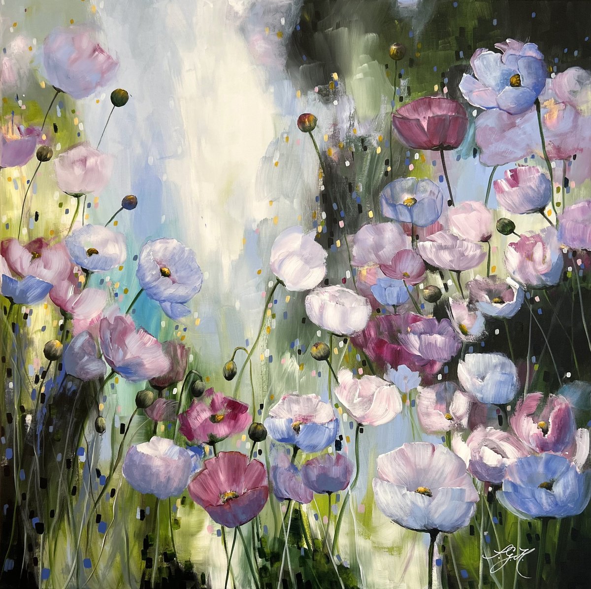 Poppies Land 1 by Sandra Gebhardt-Hoepfner