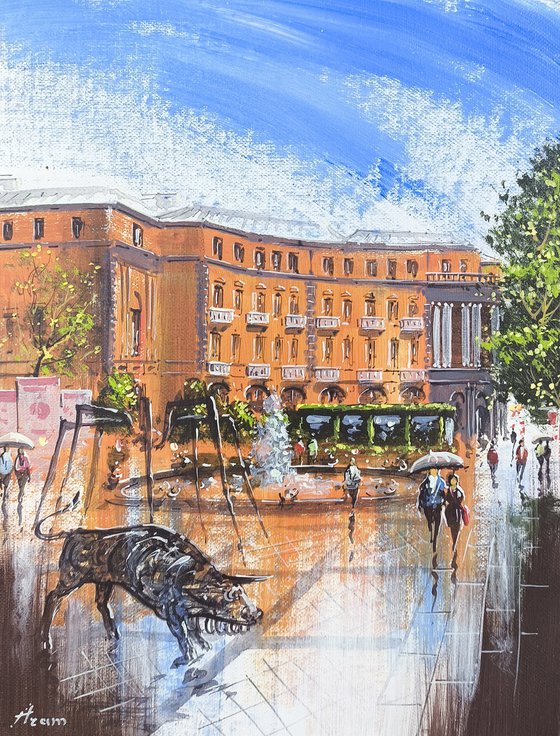 Fountain of Golden Tulip