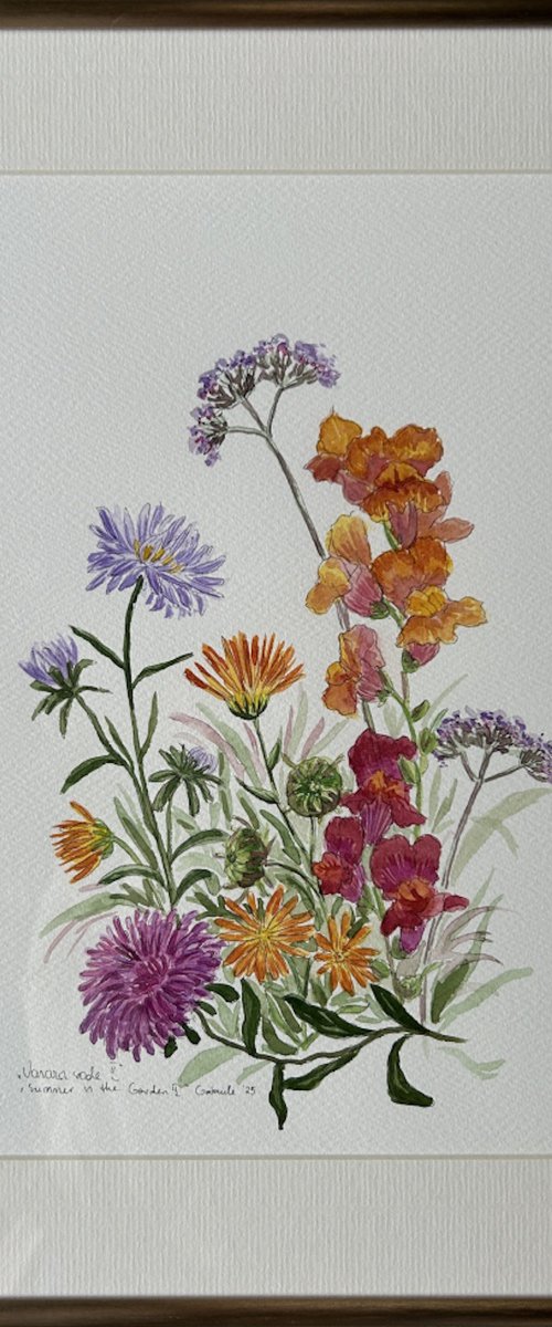 Summer in the garden by Gabriele Prismantaite