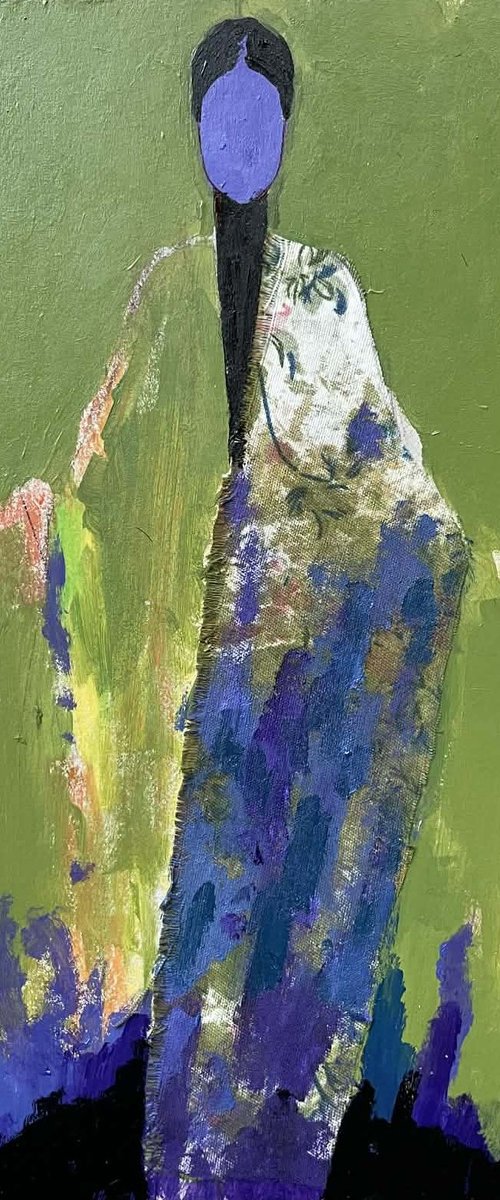 Post-Alienation in Green by Gela MIKAVA