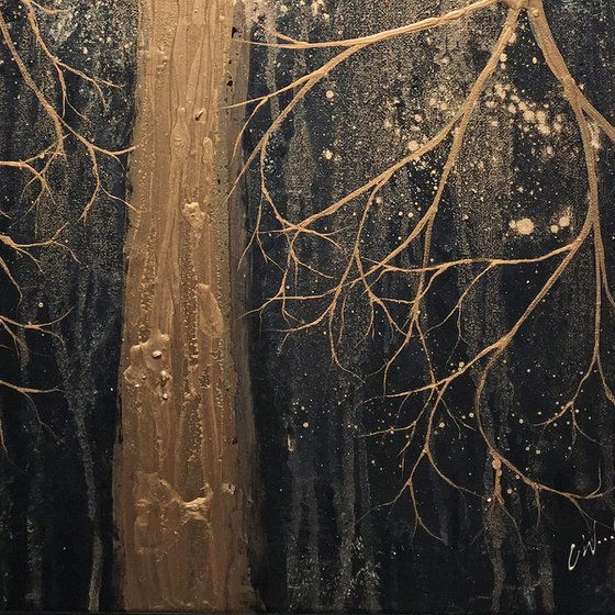 Black and Gold Tree