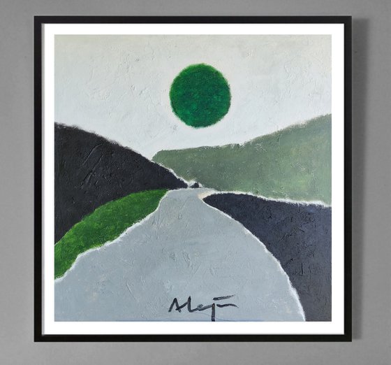 Moondance (pop impressionist landscape)