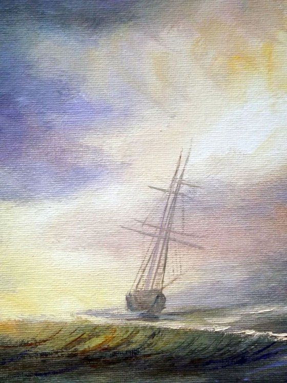 Boat in the Storm
