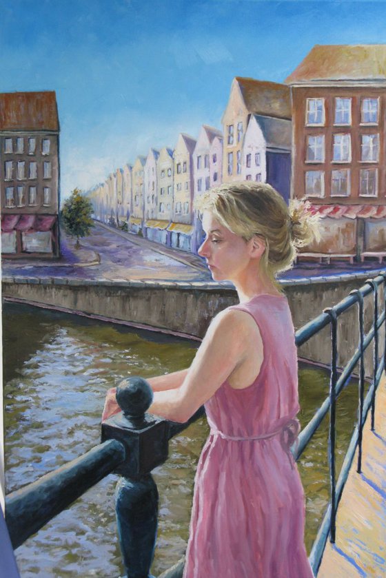 Young girl in Amsterdam