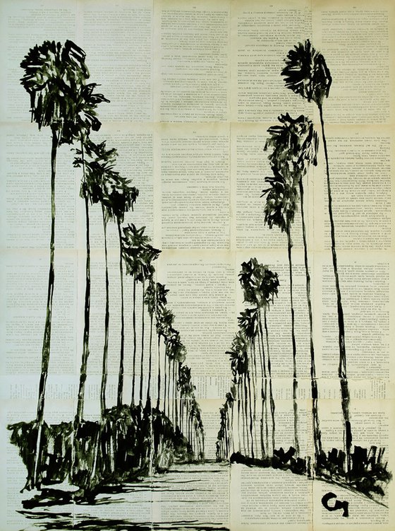 Palm trees.