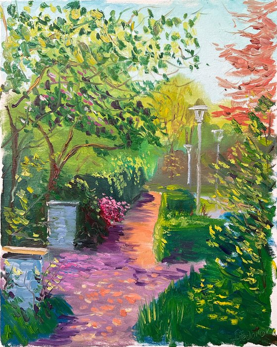 Dutch garden path